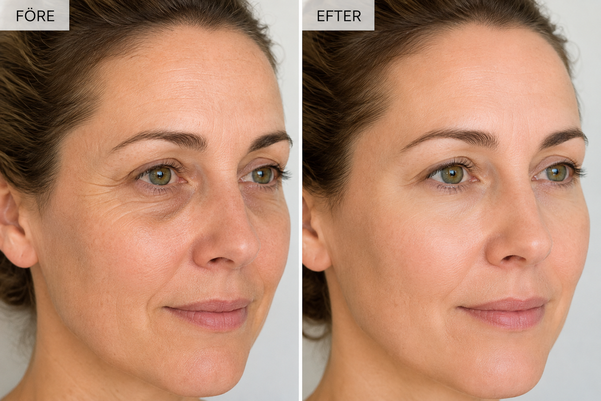 Retinol ögonkräm för ett fastare utseende