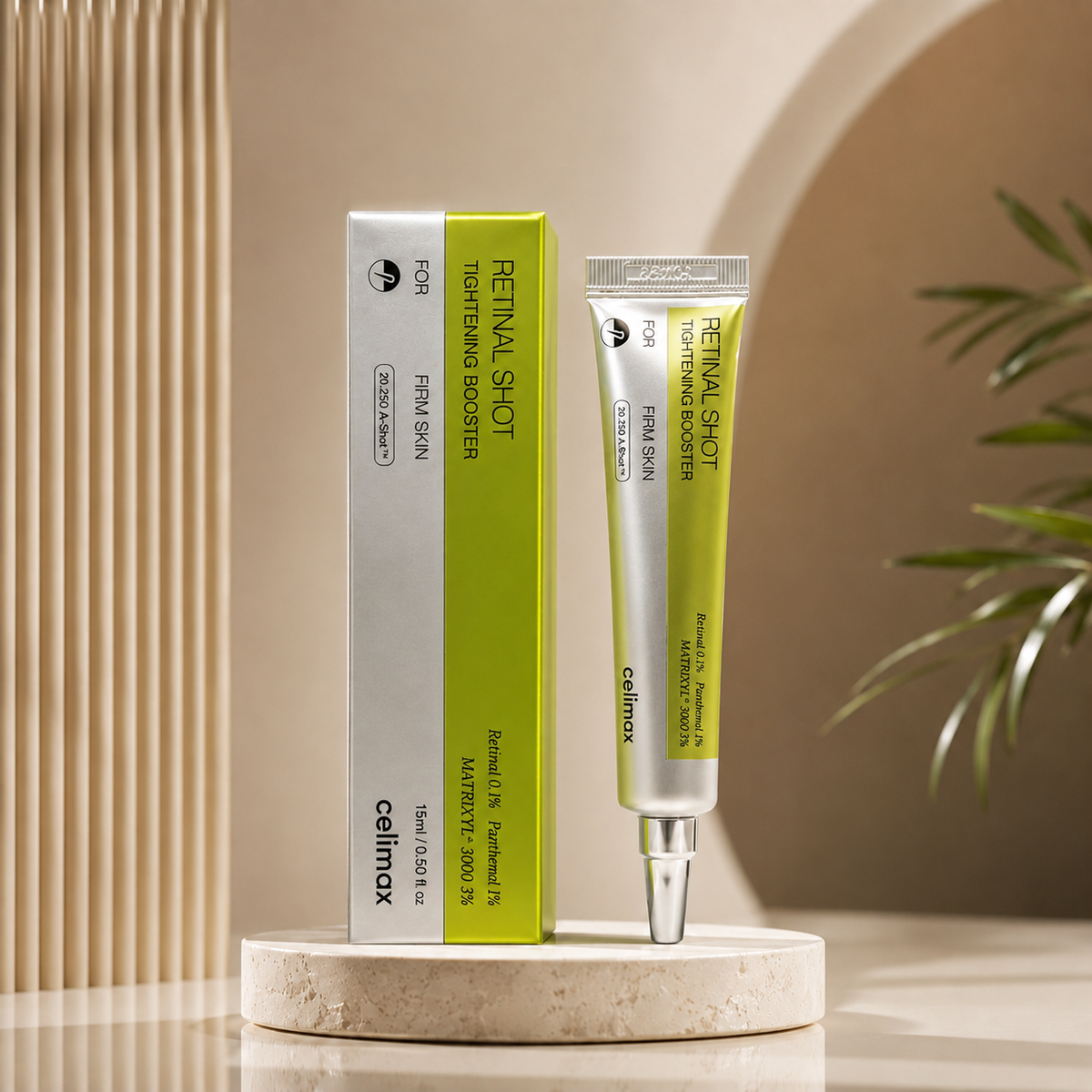 Retinol ögonkräm för ett fastare utseende